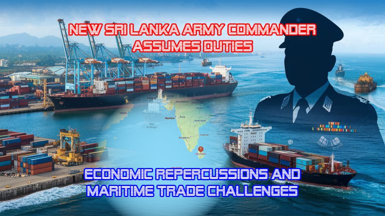 New Sri Lanka Army Commander Assumes Duties: Economic Repercussions and Maritime Trade Challenges
