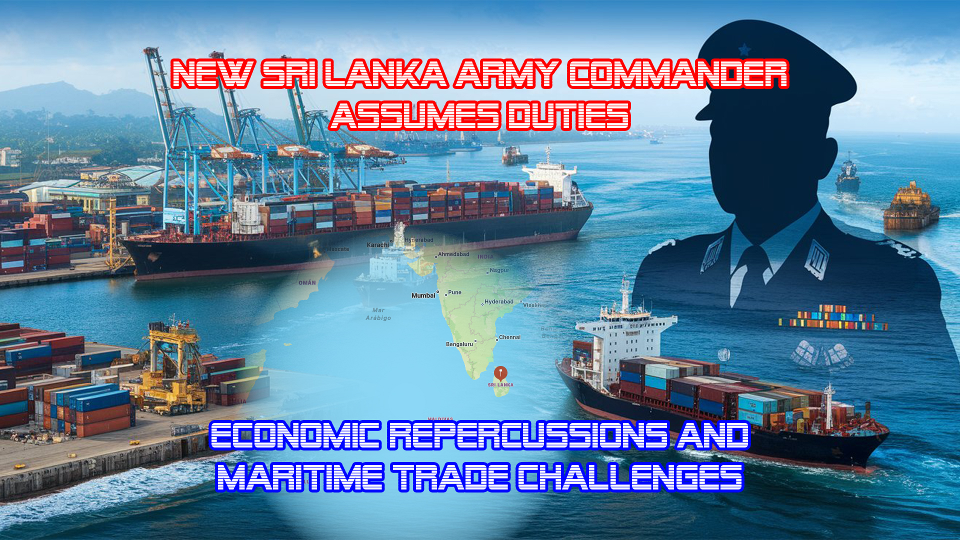 New Sri Lanka Army Commander Assumes Duties: Economic Repercussions and Maritime Trade Challenges