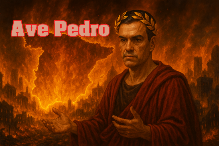 Ave Pedro, Spain is burning: the darkest summer and a government under fire.